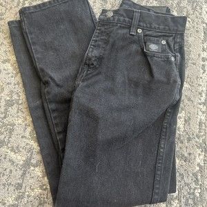 Harley Davidson Jeans size 4  Womens Regular Straight Black Denim